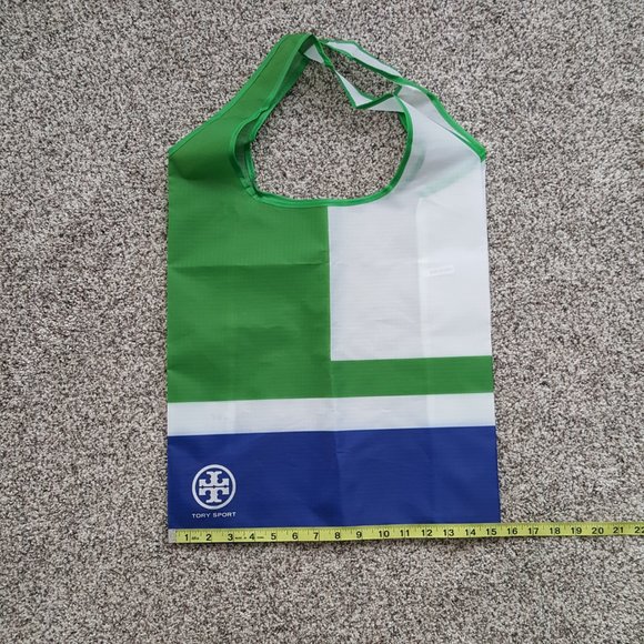 NEW Tory Burch SPORT Tote Bag Reusable Nylon Tote Large - Picture 5 of 10